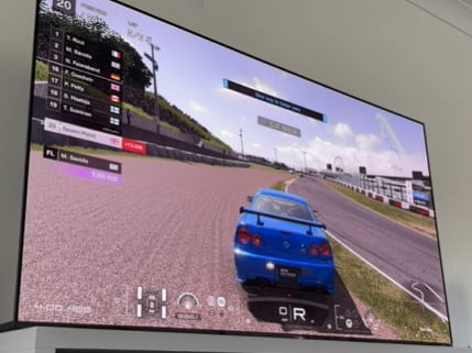 Gaming on Sony A95k tv