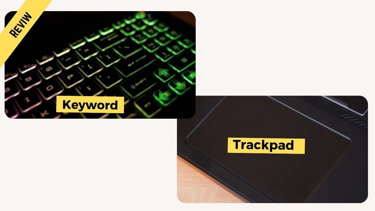 MSI Katana 15 Keyword & Trackpad