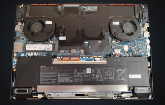 Asus Zenbook Pro 16x OLED User Upgradeability
