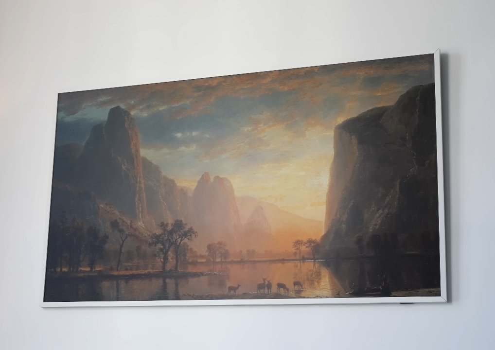 Oil Painting on Samsung's 65-inch Frame TV 2023