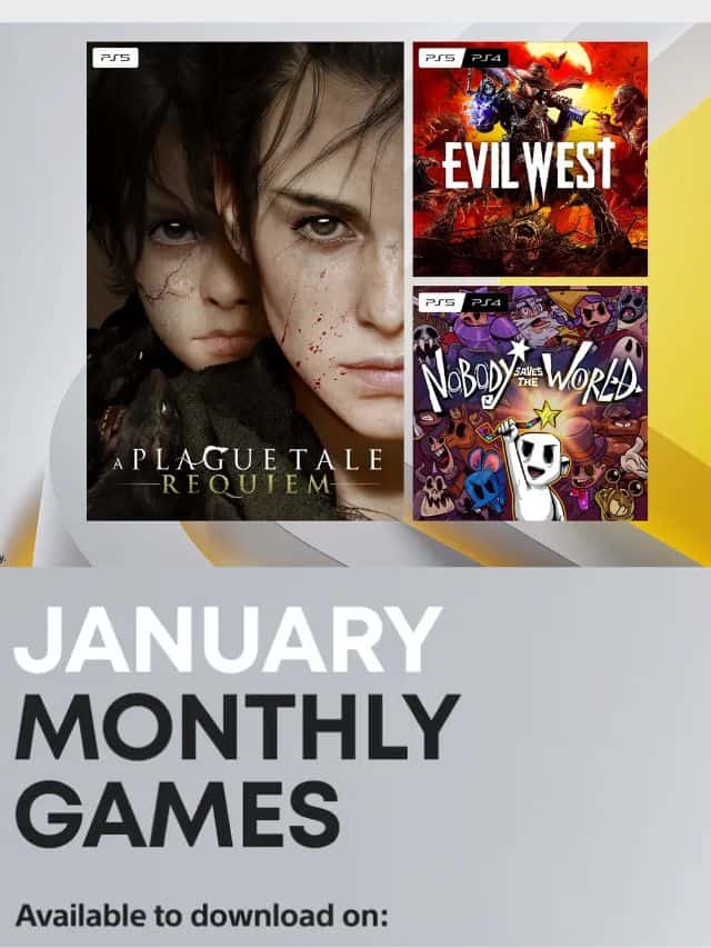 4 PlayStation Plus Monthly Games for January to Play