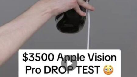 Apple Vision Pro Drop test is it survive or not