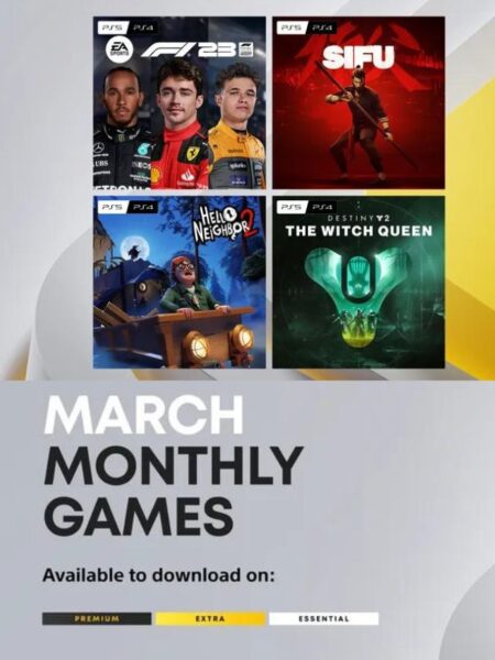 Free PlayStation Plus Monthly Games in March