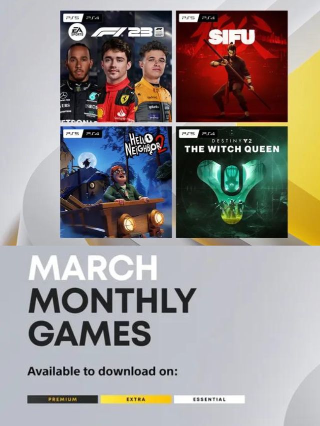 Free PlayStation Plus Monthly Games in March 2024