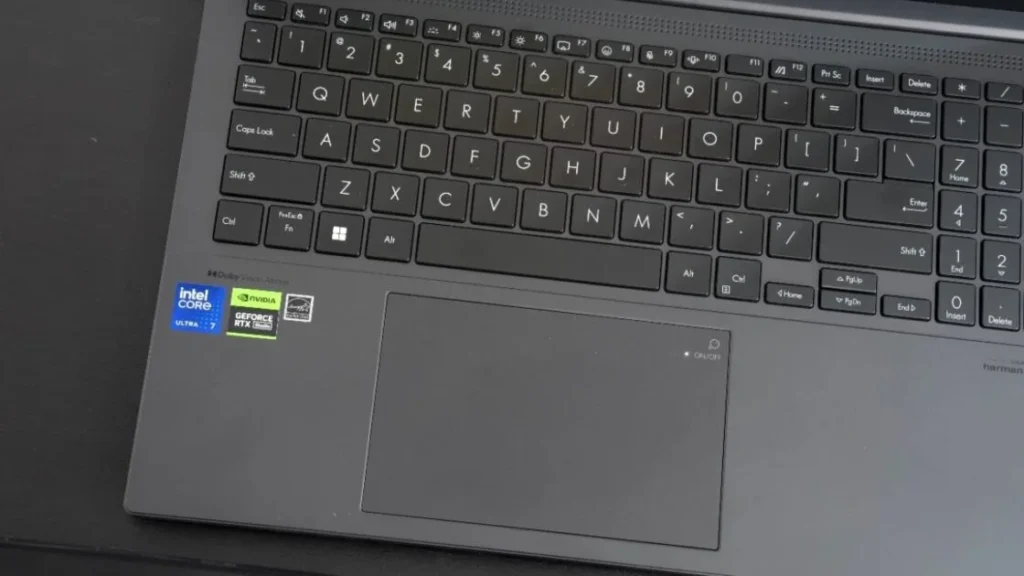 Asus VivoBook Pro 15 OLED Review Keyboard and Touchpad