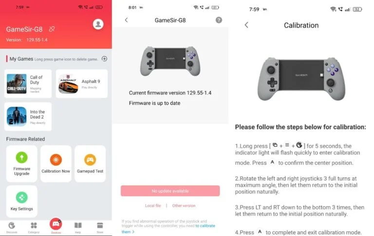 GameSir App Support for Controller