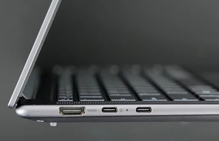 Lenovo Slim Pro 7 ports left side