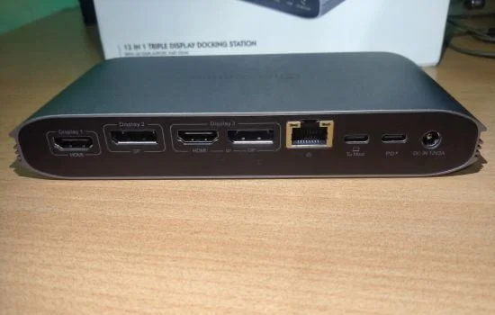 Minisopuru 13 in 1 USB C Back Side Ports