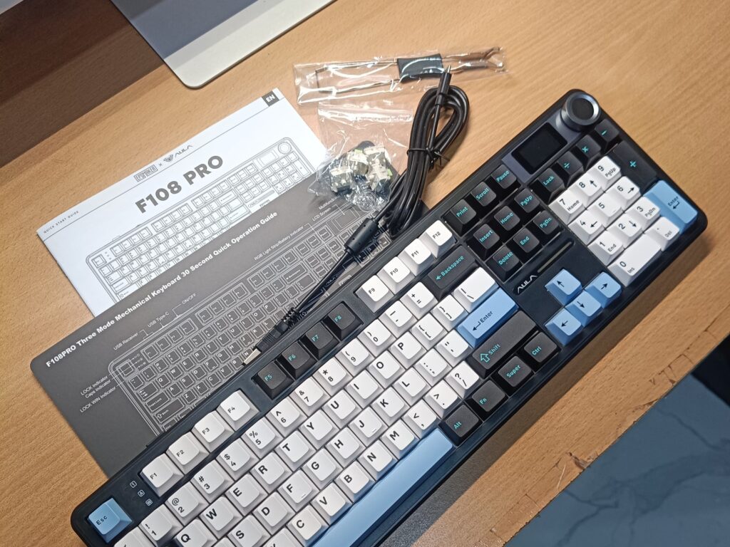 EPOMAKER x AULA F108 Pro Unboxing Items